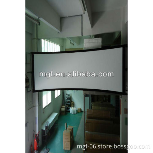 Frame Curved Projection Screen / Curved 3D Screen